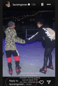 Laura Govan posts more throwback photos on Alijah Arenas' birthday on Instagram (Source: Instagram/@lauramgovan)
